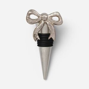 Bow nwt Wine Stopper Silver - Threshold